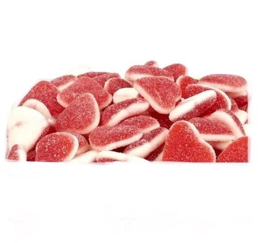 Fizzy Strawberry & Cream Hearts 100g - BestBargain Norwich