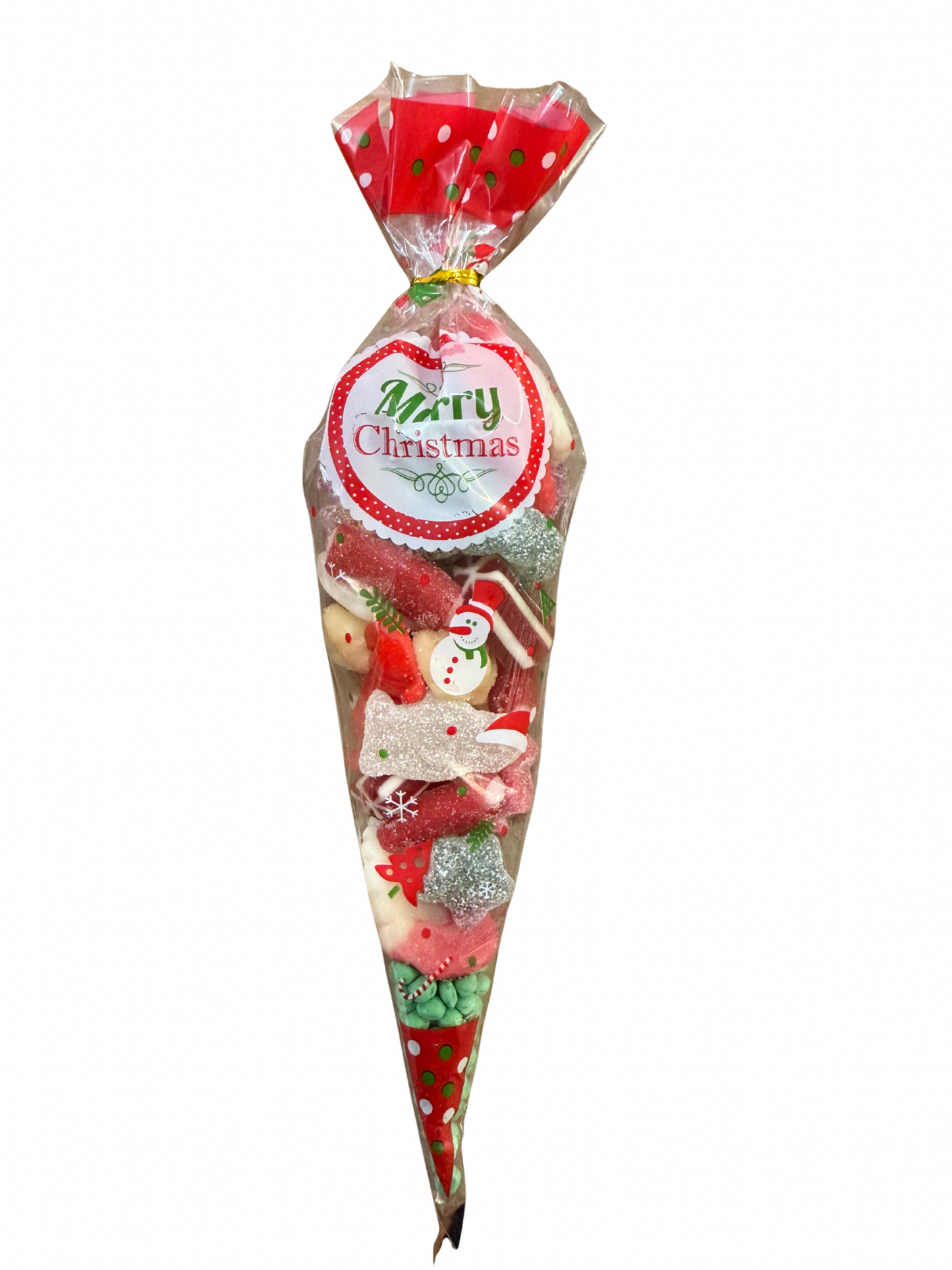 Christmas Sweet Mix Candy Gift Cone Bag 200g / Festive Pick N Mix