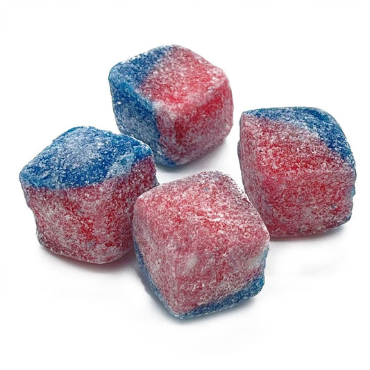 Fizzy Bubblegum Cubes 100g / hard boiled - BestBargain Norwich