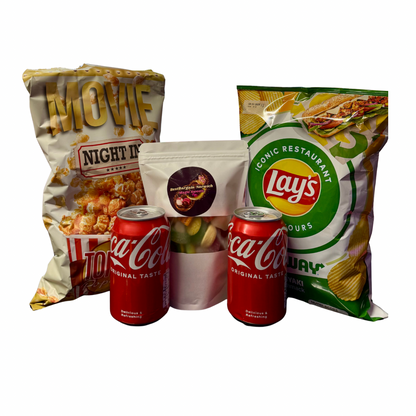 Movie Night Bundle - Pick N Mix Sweet Bag - Crisp - Coca-Cola - Lays - Snacks - Perfect for Home Cinema Nights - Share