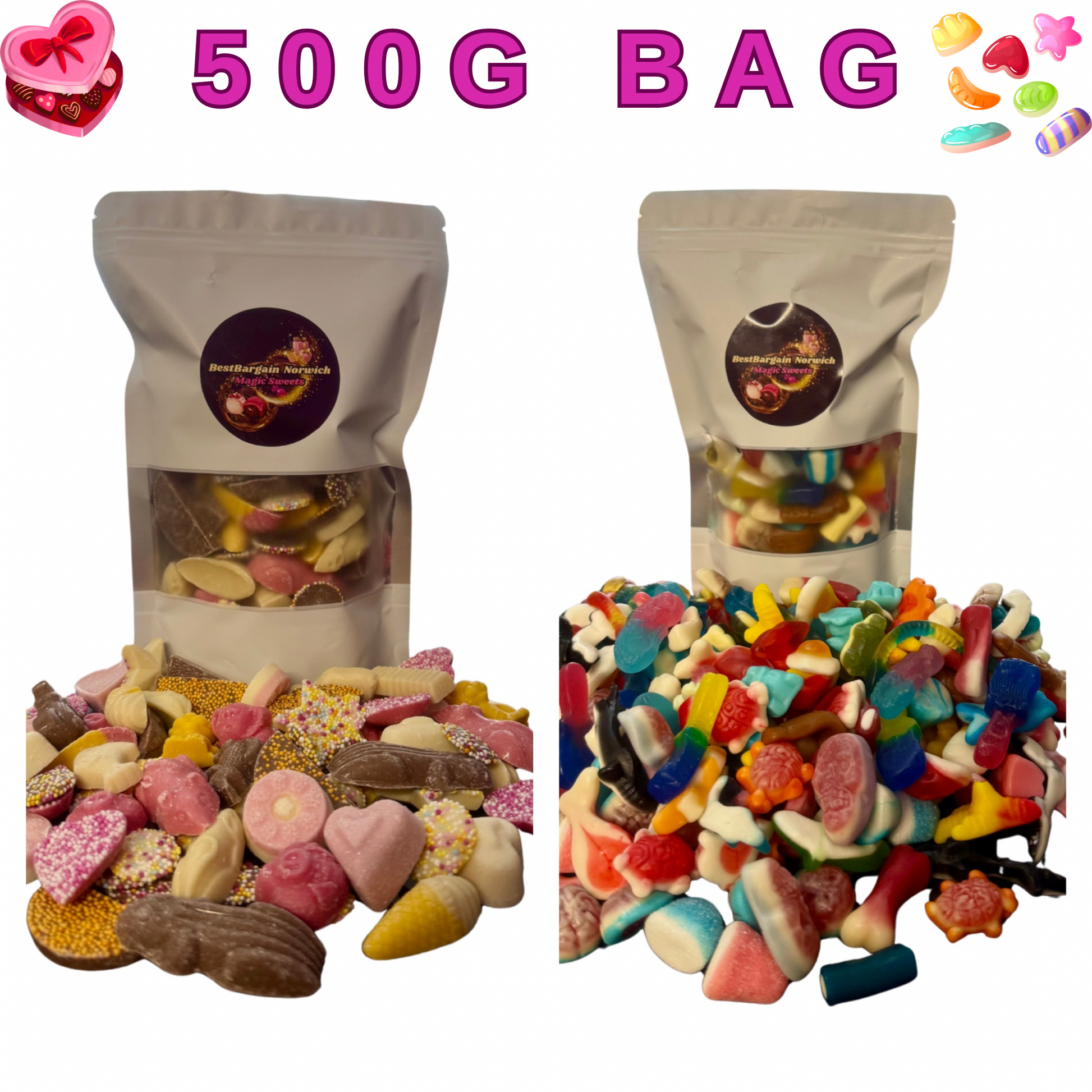 500G Pick N Mix Bag / Pre Mix / - BestBargain Norwich