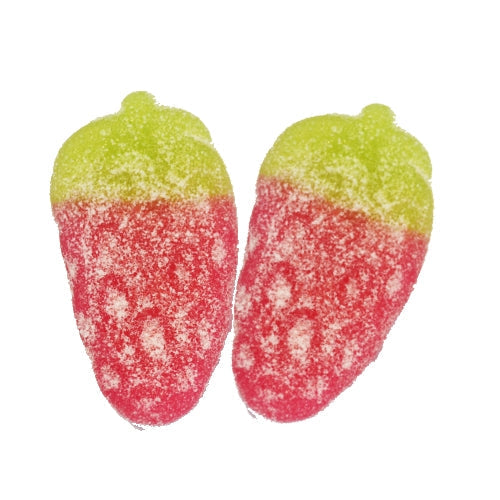 Giant Fizzy Strawberries 100g - BestBargain Norwich