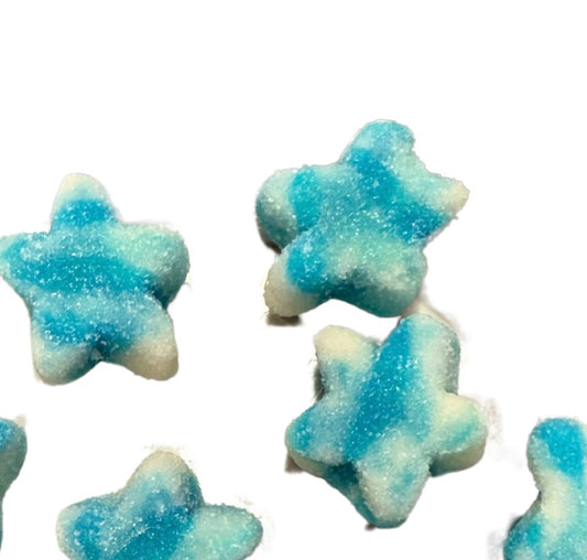 Fizzy Blue & White Stars 100g - BestBargain Norwich