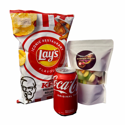 Movie Night Bundle - Pick N Mix Sweet Bag - Crisps - Coca-Cola - Lays - Walkers - Popcorn - Snacks - Perfect for Home Cinema Nights