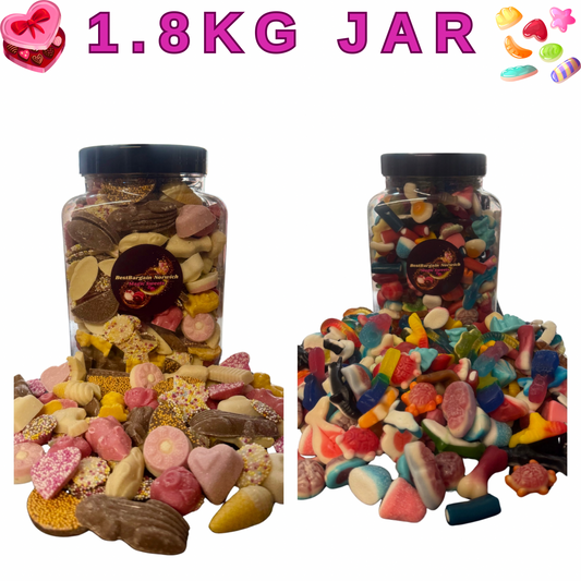1.8KG Pick N Mix Jar / Pre Mix / - BestBargain Norwich