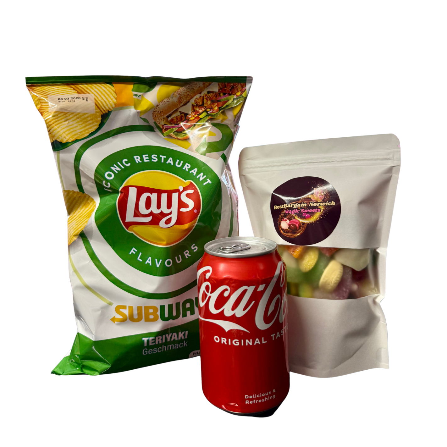 Movie Night Bundle - Pick N Mix Sweet Bag - Crisps - Coca-Cola - Lays - Walkers - Popcorn - Snacks - Perfect for Home Cinema Nights