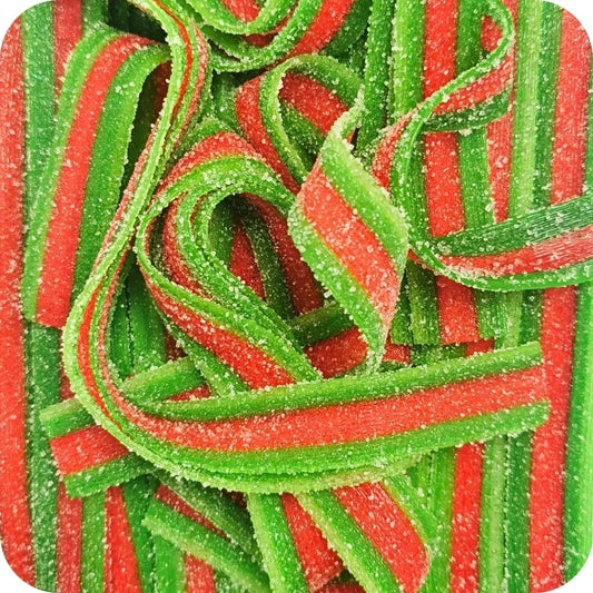 Fizzy Watermelon Belts 100g - BestBargain Norwich