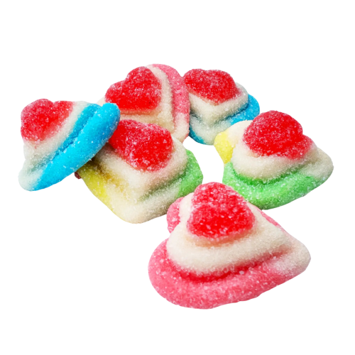 Triple Layered Hearts 100g - BestBargain Norwich