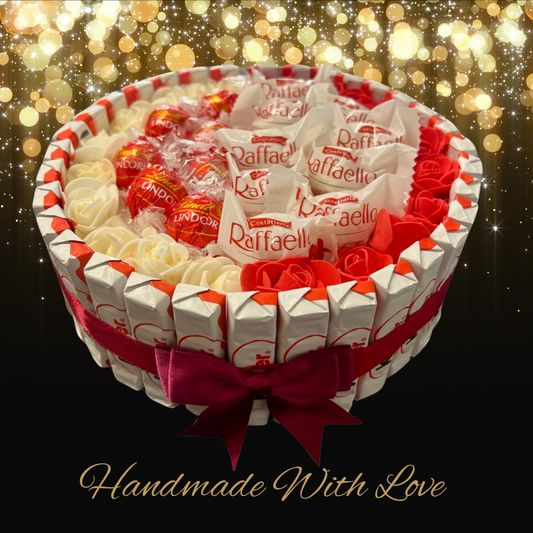 Luxury Handmade Chocolate Gift Selection With Lindor / Raffaello /Kinder / Medium - BestBargain Norwich