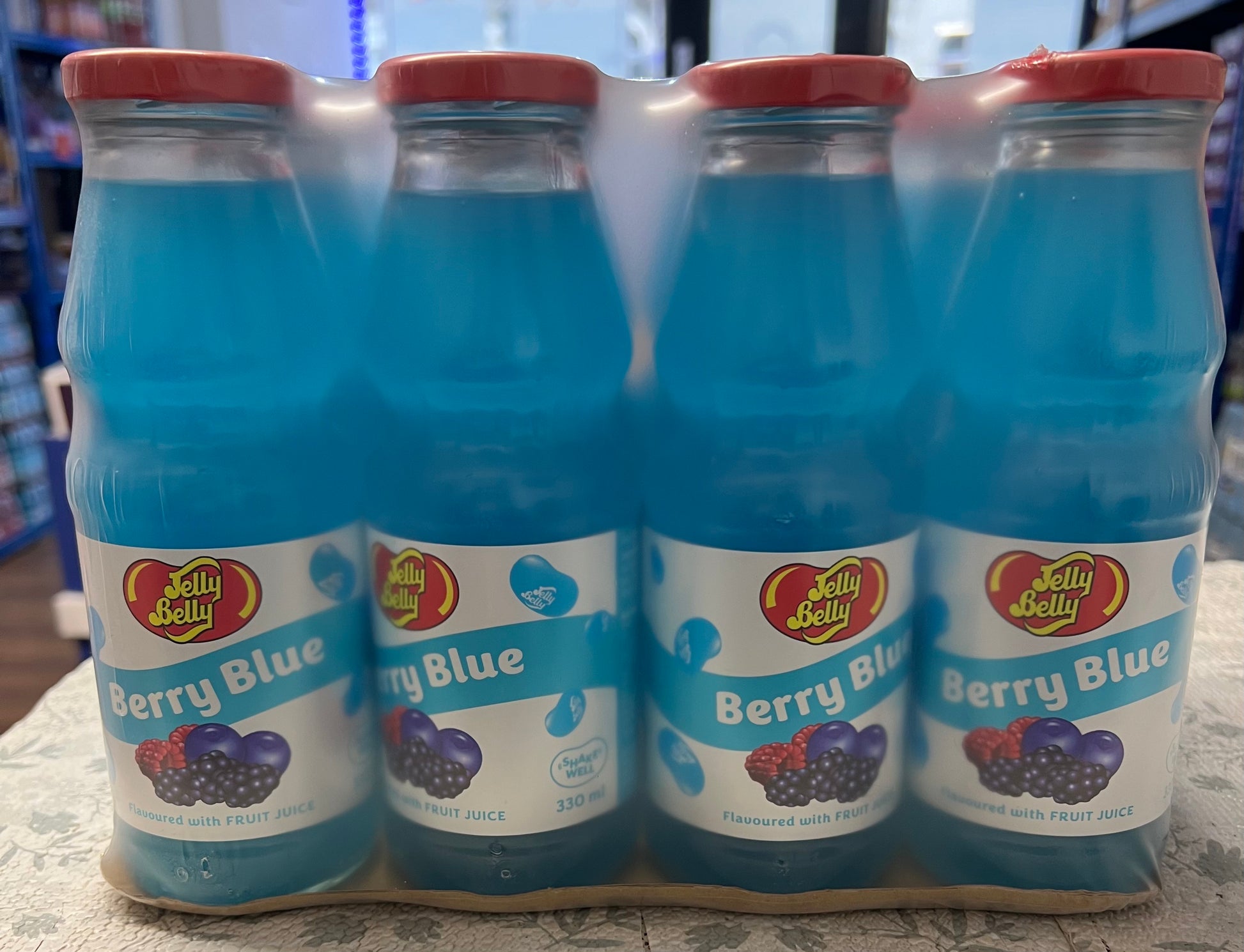 12x330ml Case of Jelly Belly Berry Blue Soft Drink - Best Before 03/07/2024 - BestBargain Norwich