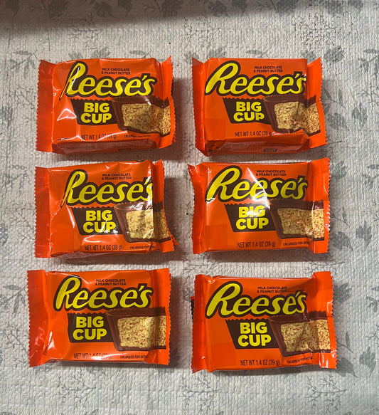 6x39g Reese’s Big Cups - Best Before 04/2024