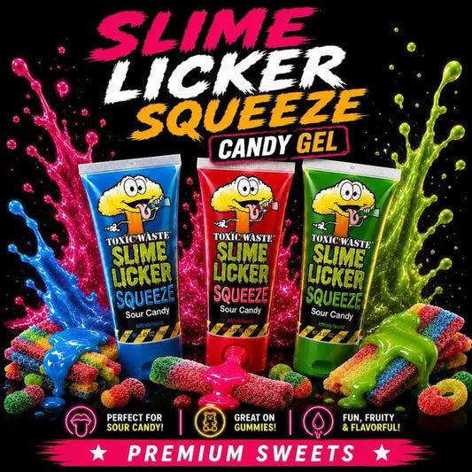 Toxic Waste Slime Licker Squeeze Candy Gel