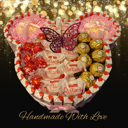 Minnie Luxury Handmade Chocolate Gift Selection With Lindor / Raffaello/ Ferrero Rocher / Kinder / Large - BestBargain Norwich