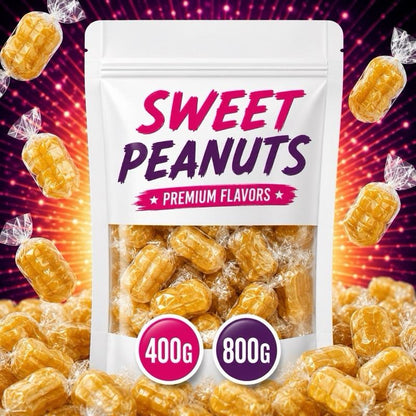 Sweet Peanuts Bag - Peanut Shaped Hard Boiled Candies