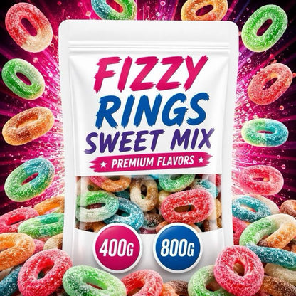 Fizzy Rings Sweet Bag - Assorted Pick N Mix