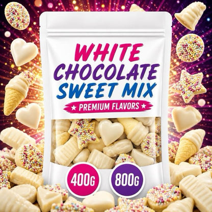 White Chocolate Sweet Bag - Assorted Pick N Mix