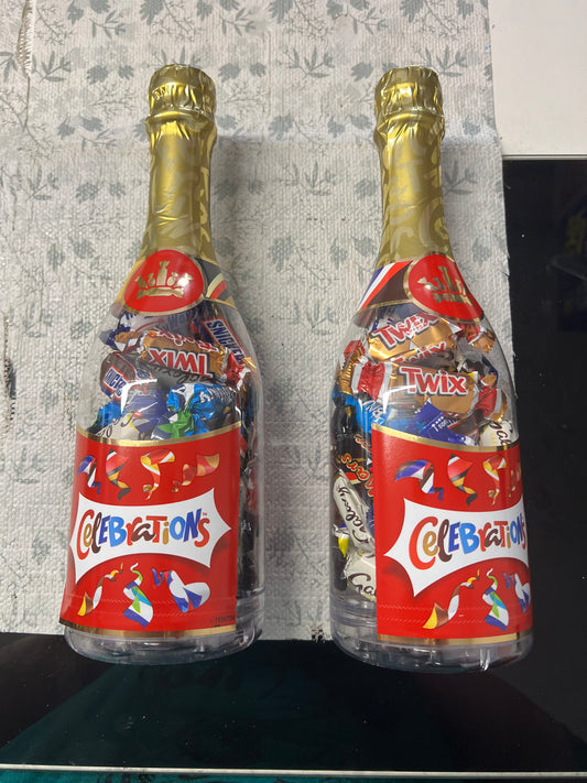 2x312g Celebrations Chocolate Bottles - Best Before 19/05/2024