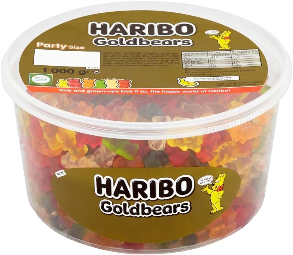 1000g Haribo Goldbears Party Size - Best Before 06/2024 - BestBargain Norwich