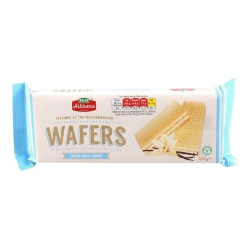 Bello Creamy Vanilla Wafers - Best Before 14/06/2024 (100g) - BestBargain Norwich