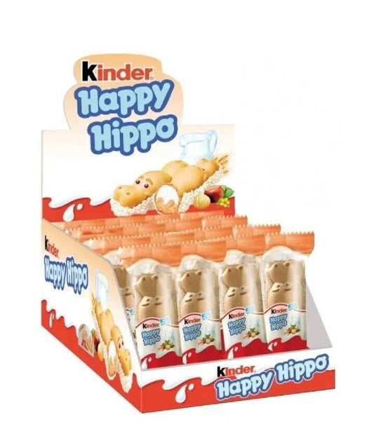 /BBE - 28.06.2024/ Kinder Happy Hippo Hazelnut Biscuit “Case” (28x20.7g) - BestBargain Norwich