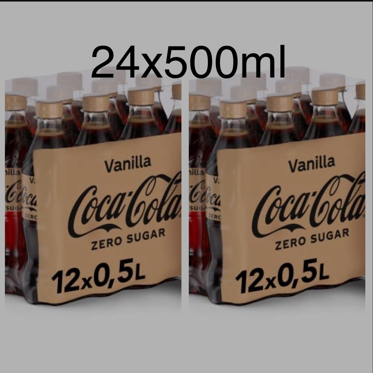 /BBE - 31.03.2024/ Coke Zero Vanilla “Case” (2x12x500ml) - BestBargain Norwich