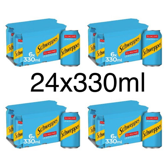 /BBE - 31.07.2024/ Schweppes Slimline Lemonade “Case” (24x330ml) - BestBargain Norwich