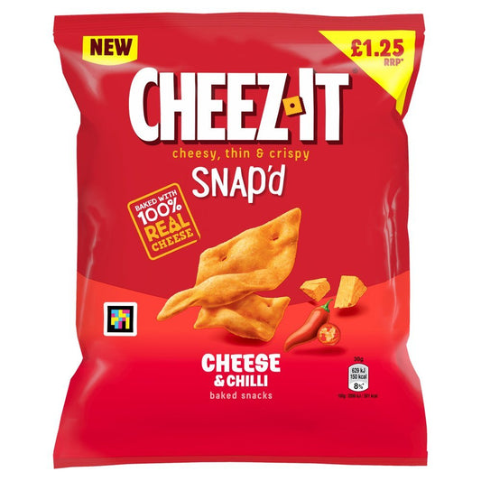 Cheez It Cheese & Chili Baked Snack 65g - Best Before 21/07/2025 - BestBargain Norwich