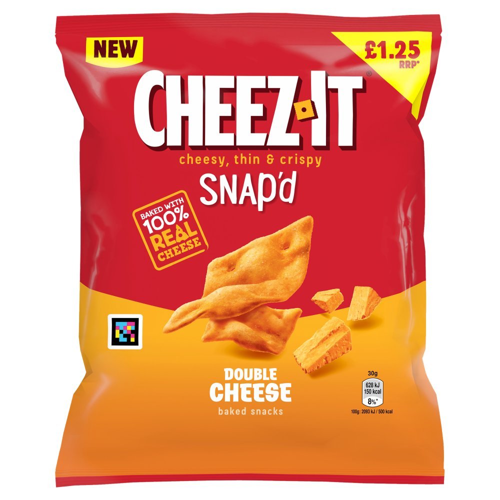 Cheez It Double Cheese Baked Snack 65g - Best Before 14/07/2025 - BestBargain Norwich