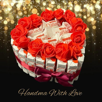 Luxury Handmade Ferrero & Kinder Chocolate Heart Gift Selection