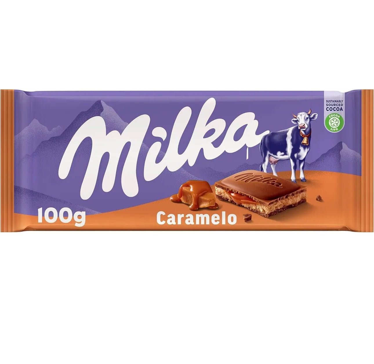 Milka Caramelo Chocolate Bar - Best Before 10/10/2024 (100g) - BestBargain Norwich