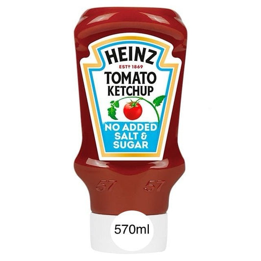 /BBE - 01.03.2024/ Heinz Tomato Ketchup No Added Salt&Sugar 570ml - BestBargain Norwich