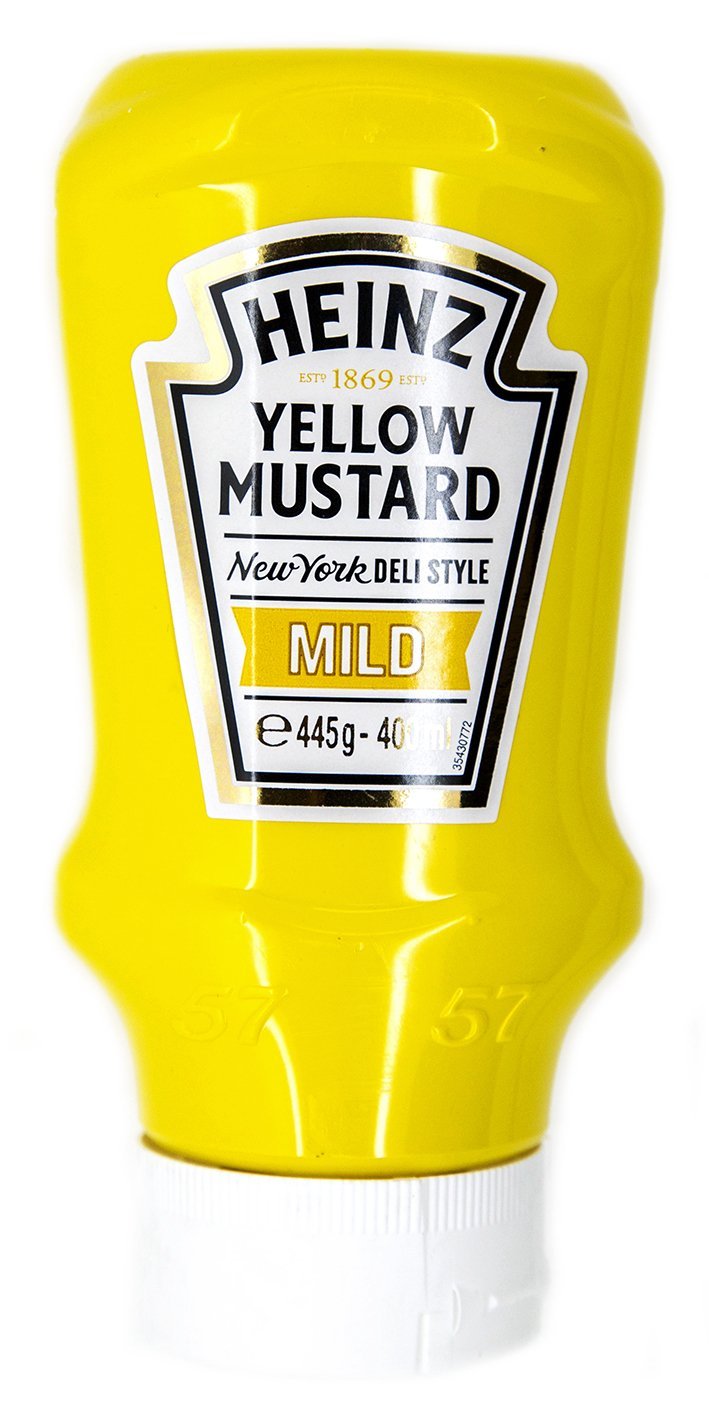 Heinz Yellow Mustard Mild - Best Before 06/2024 (445g) - BestBargain Norwich