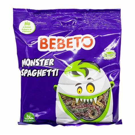 Bebeto Monster Spaghetti - Best Before 13/01/2024 (150g) - BestBargain Norwich