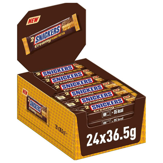 /BBE - 14.07.2024/ Snickers Creamy Peanut Butter “Case” (24x36.5g) - BestBargain Norwich