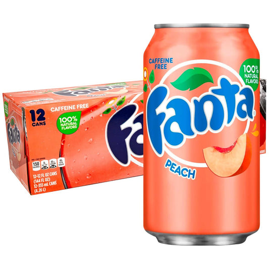 /BBE - 27.11.2023/ Fanta Peach USA Case (12x355ml) - BestBargain Norwich