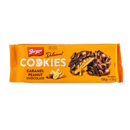 Bergen Cookies Caramel Peanut Chocolate - BestBargain Norwich