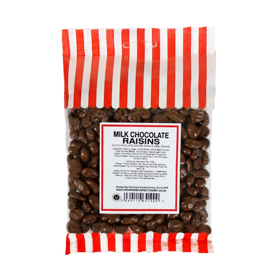 Milk Chocolate Raisins - Best Before 07/2024 (140g) - BestBargain Norwich