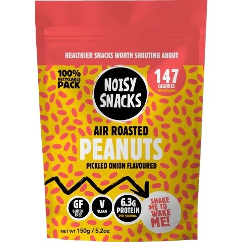 Noisy Air Roasted Peanuts Pickled Onion - Best Before 31/12/2023 (150g) - BestBargain Norwich